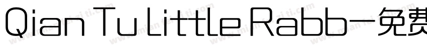 Qian Tu Little Rabb字体转换